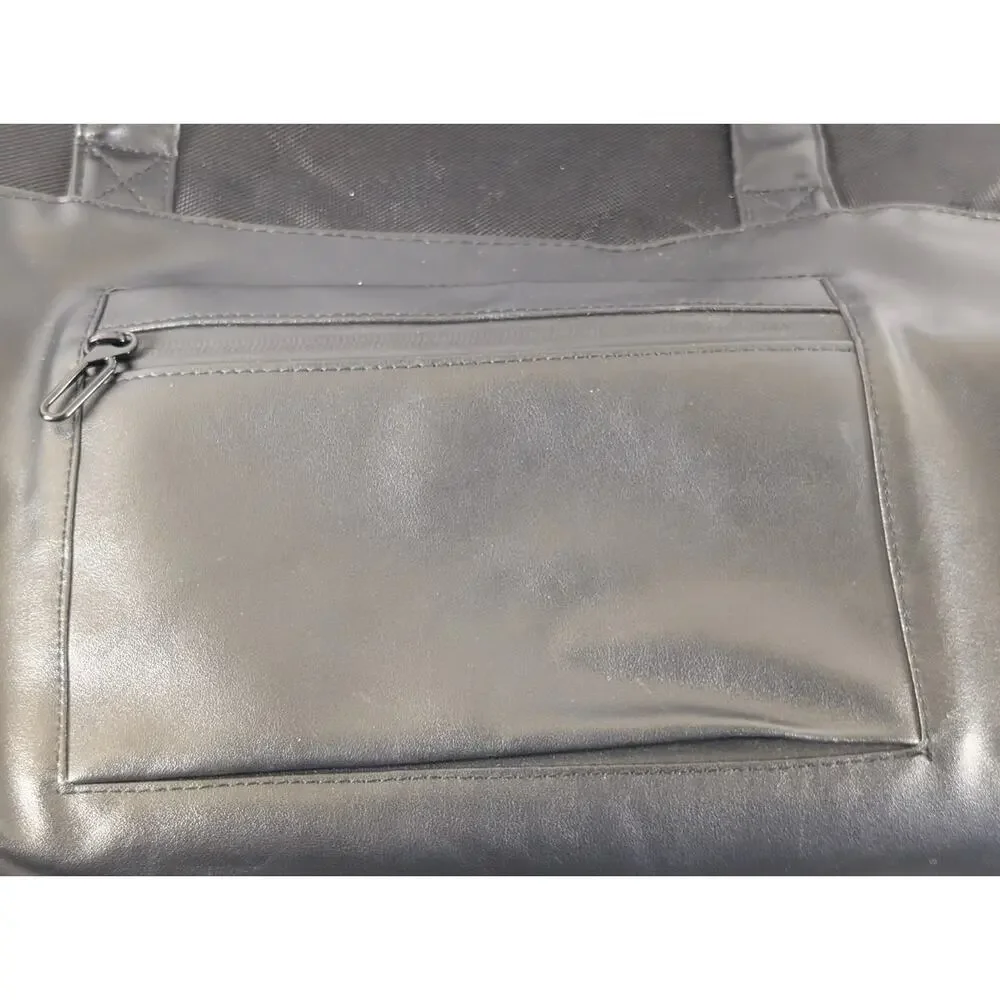 Swiss Design Hanging Garment Bag Convertible Duffel Suit Travel Bag Black 24
